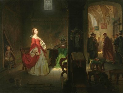 Prinzessin Elizabeth im Tower, 1860 von Emanuel Gottlieb Leutze